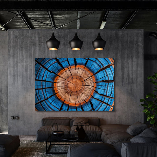 Tree Rings Canvas Wall Art Elegant Natural Wall Art Great Design Solution for Echo Tree Ring Print stump,Tree ring Wood Canvas art Texture