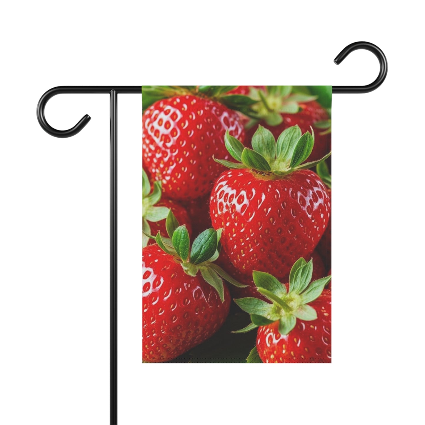 Strawberry Garden Flag - Vibrant Fruit Decorative House & Garden Banner