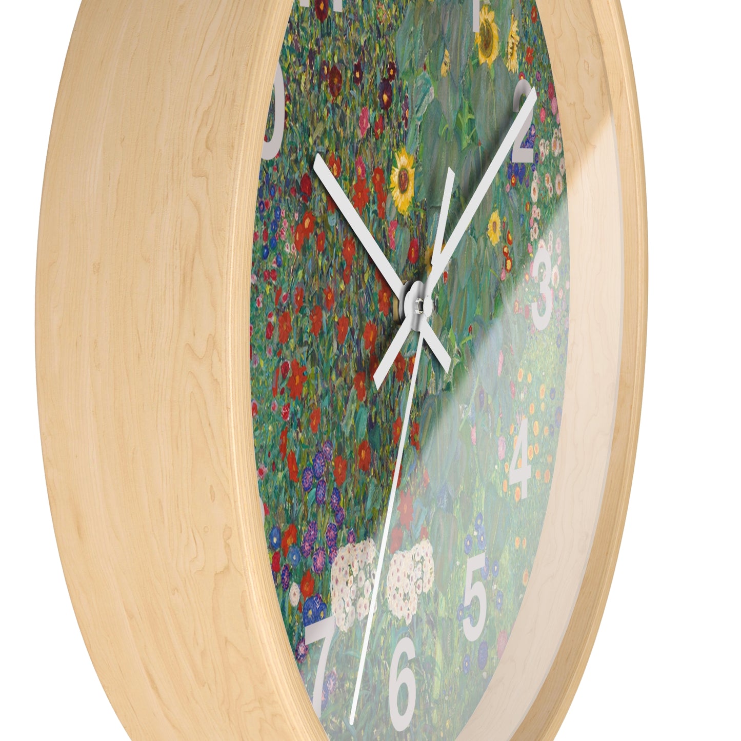 Floral Meadow Wall Clock | Wildflower Garden Numbers