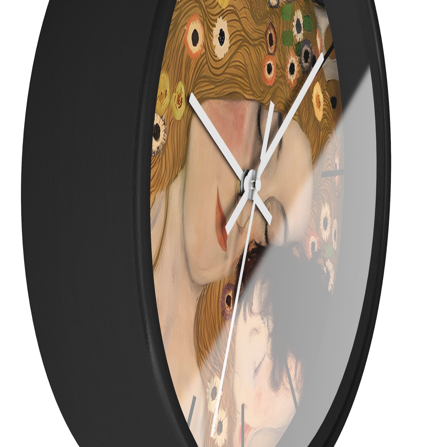 Mother and Child Art Wall Clock | Gustav Klimt Inspired Nursery Decor