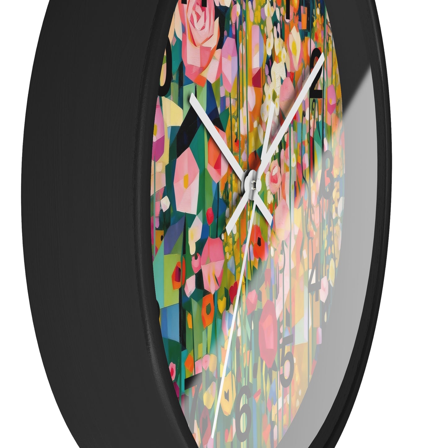 Wildflower Meadow Wall Clock | Floral Garden Clock, Vintage Botanical Art