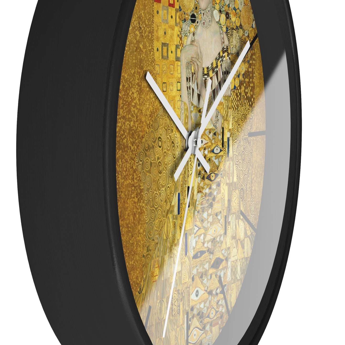 Gustav Klimt Portrait of Adele Bloch-Bauer Wall Clock | Golden Art Clock