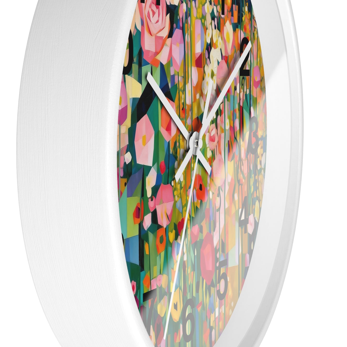Wildflower Meadow Wall Clock | Floral Garden Clock, Vintage Botanical Art
