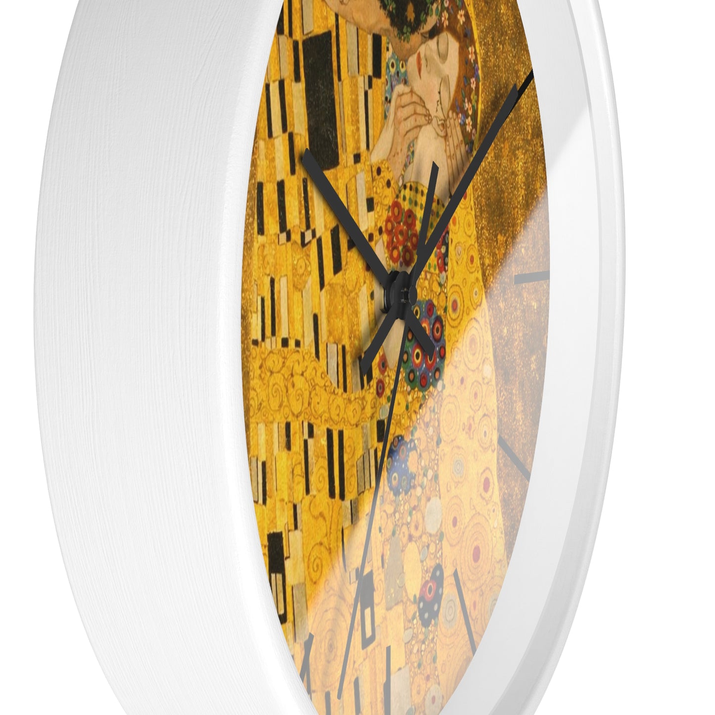 The Kiss Gustav Klimt Wall Clock | Art Deco Decorative Clock