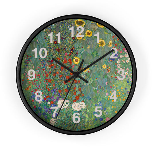 Floral Meadow Wall Clock | Wildflower Garden Numbers