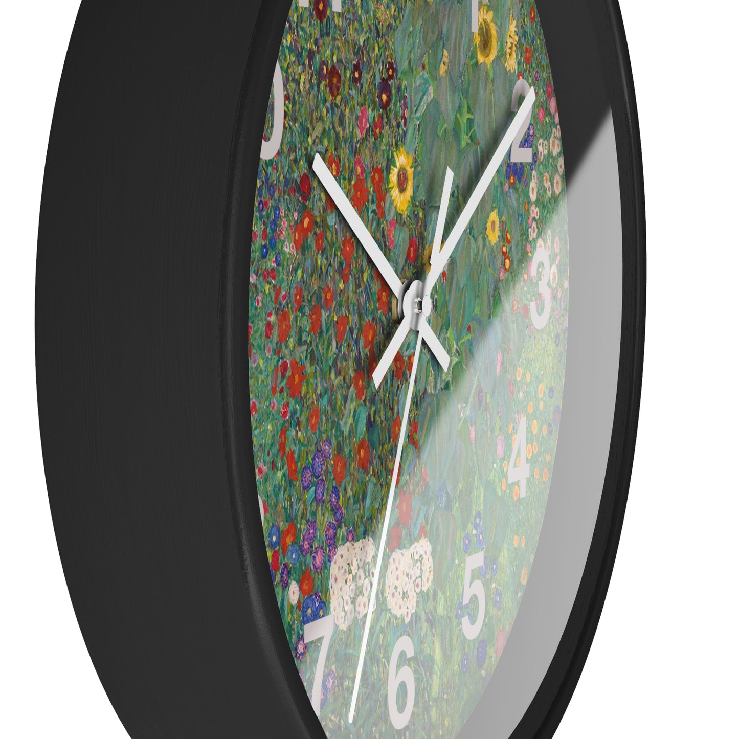 Floral Meadow Wall Clock | Wildflower Garden Numbers