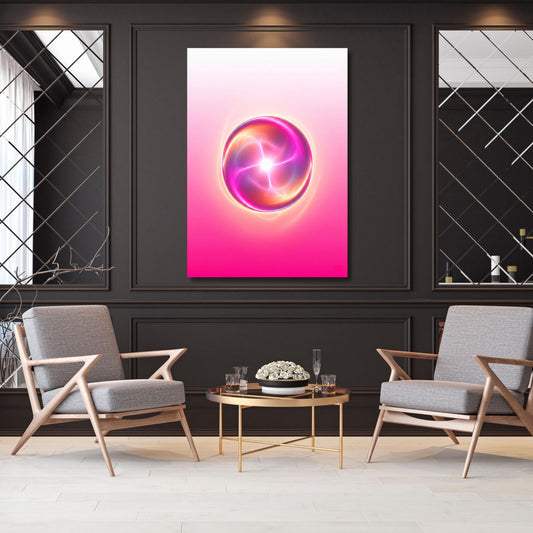 Aura Canvas Poster, Angel Number Wall Art, Spiritual Gradient Print, Affirmation Art, Boho Aura Printable, Meditation Wall Decor gift art