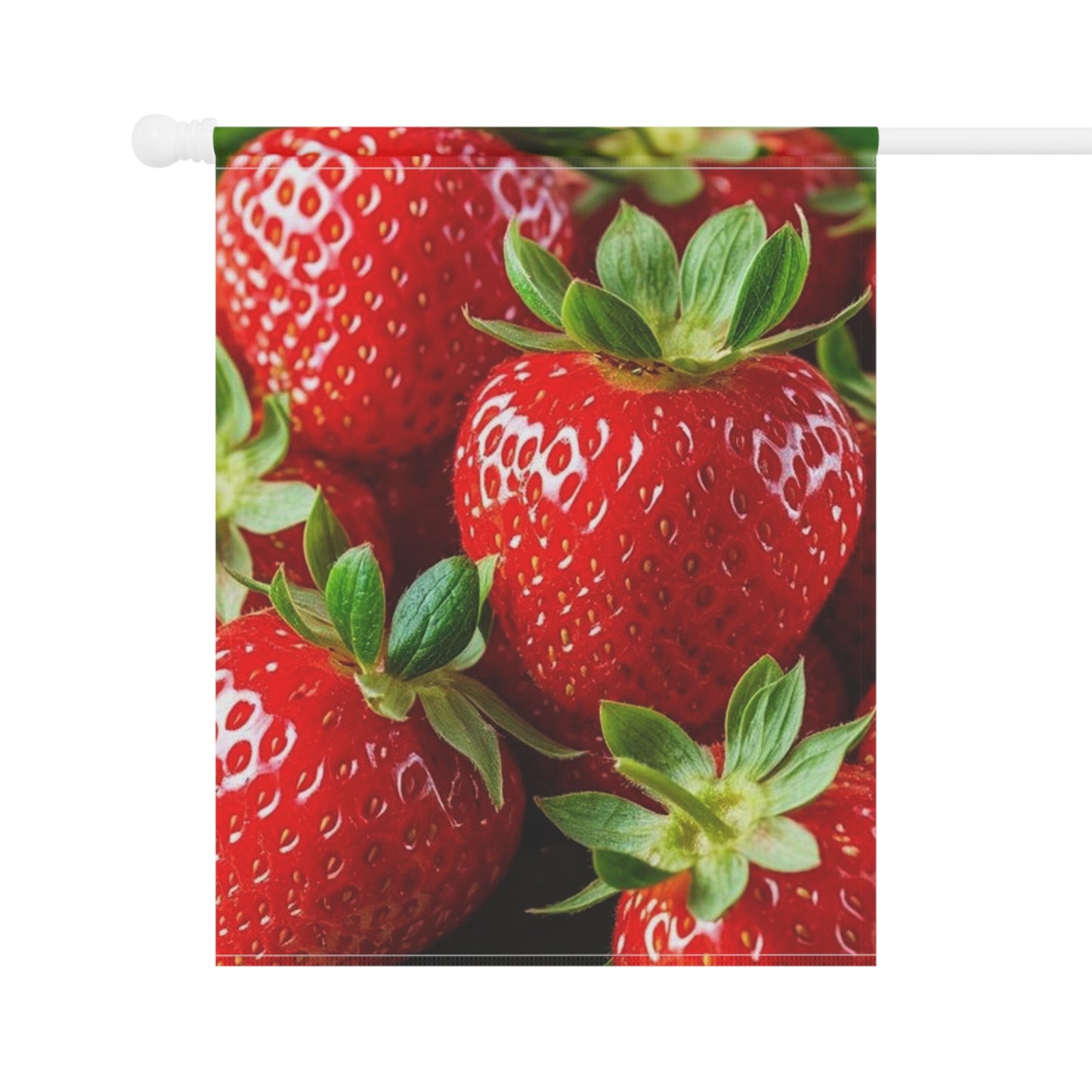 Strawberry Garden Flag - Vibrant Fruit Decorative House & Garden Banner
