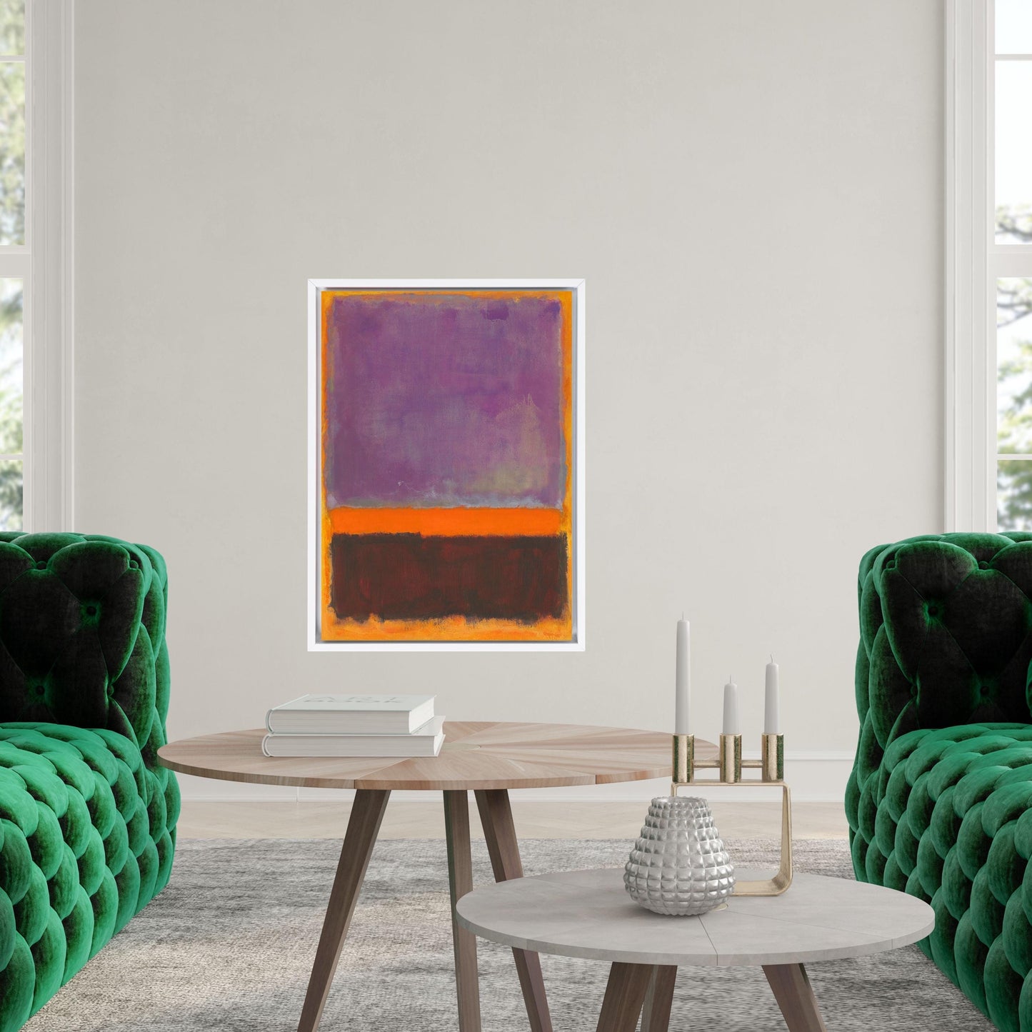 Rothko Canvas Wall Art Rothko Poster ,Museum Quality Abstract Mark Rothko Poster,Rothko Wall Art, Modern Exhibition Art ,Gift Wall Art decor