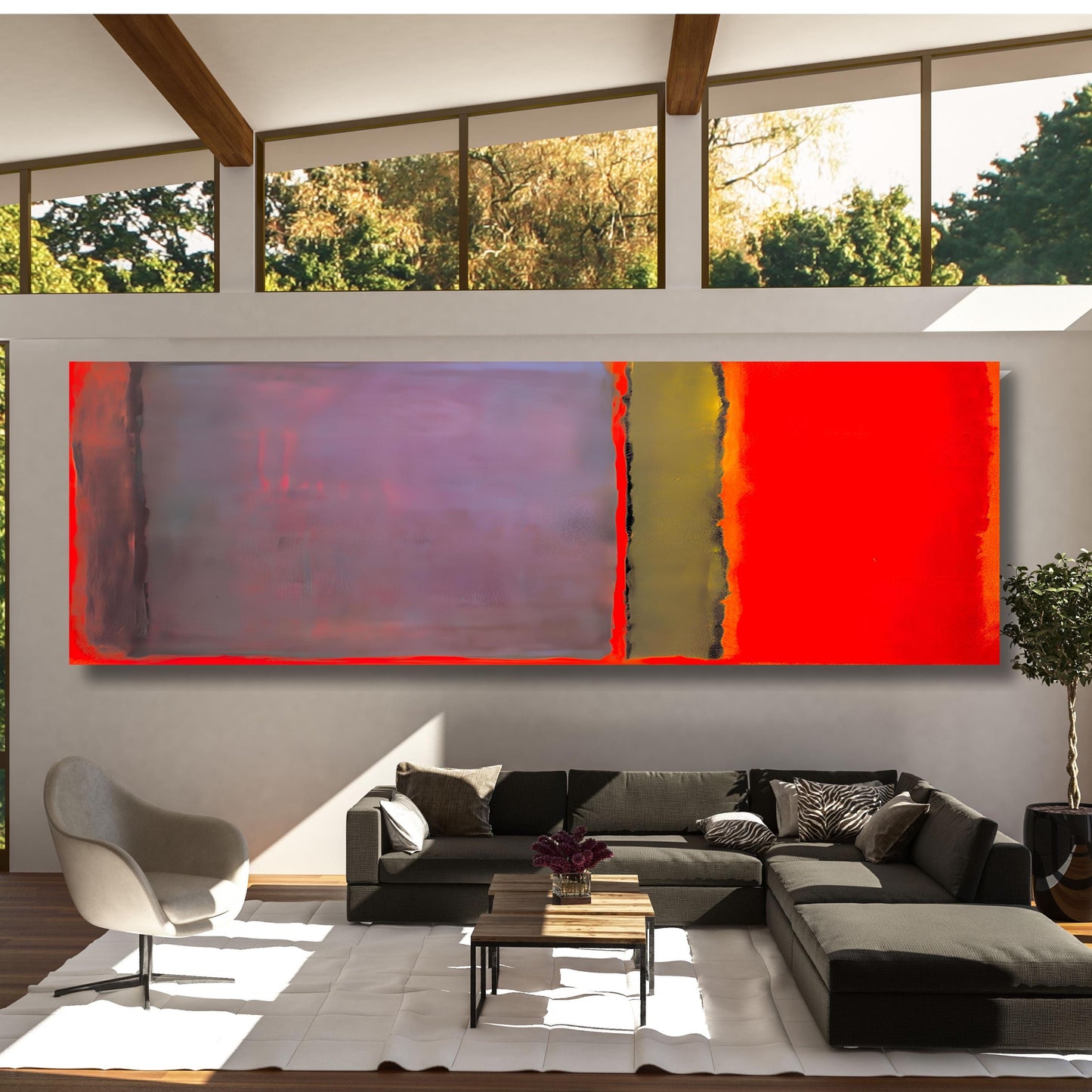 Panoramic Mark Rothko Canvas Art Famous Art,Canvas Large Wall Art,Vintage Art,Rothko Art,Gift Rothko  Wall Art Prints, Rothko Exhibition art