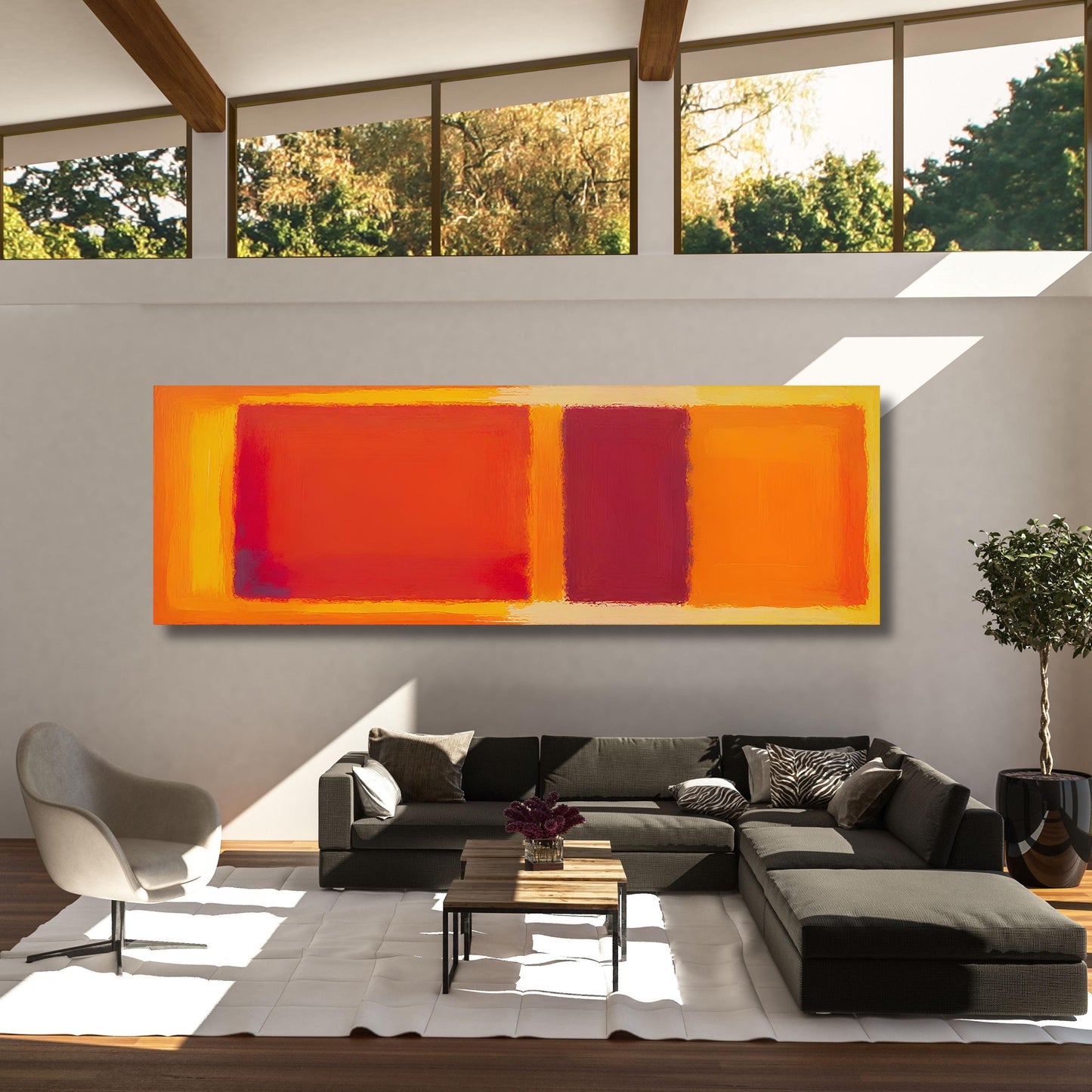 Panoramic Mark Rothko Canvas Art Famous Art,Canvas Large Wall Art,Vintage Art,Rothko Art,Gift Rothko  Wall Art Prints, Rothko Exhibition art