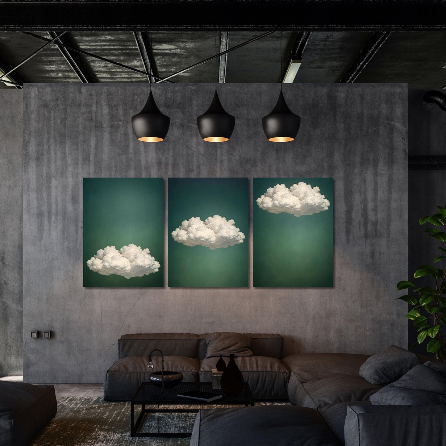 Dreamy Cloud Prints Set: Minimalist Japandi Wall Art
