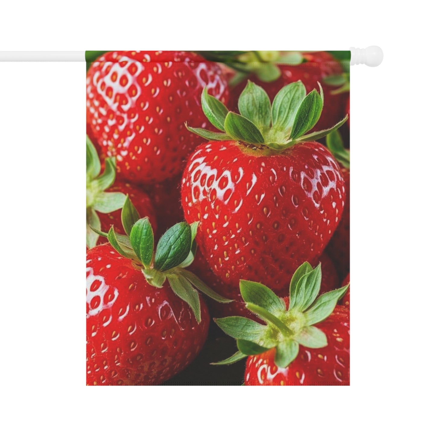 Strawberry Garden Flag - Vibrant Fruit Decorative House & Garden Banner