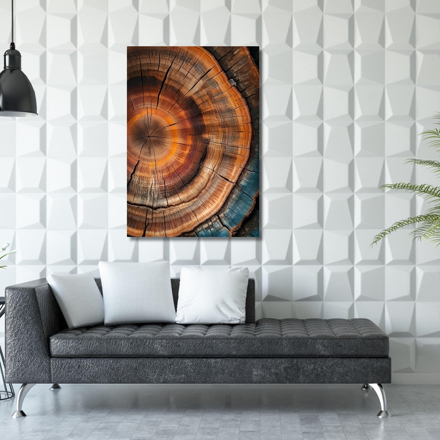 Tree Rings Canvas Wall Art Elegant Natural Wall Art Great Design Solution for Echo Tree Ring Print stump,Tree ring Wood Canvas art Texture