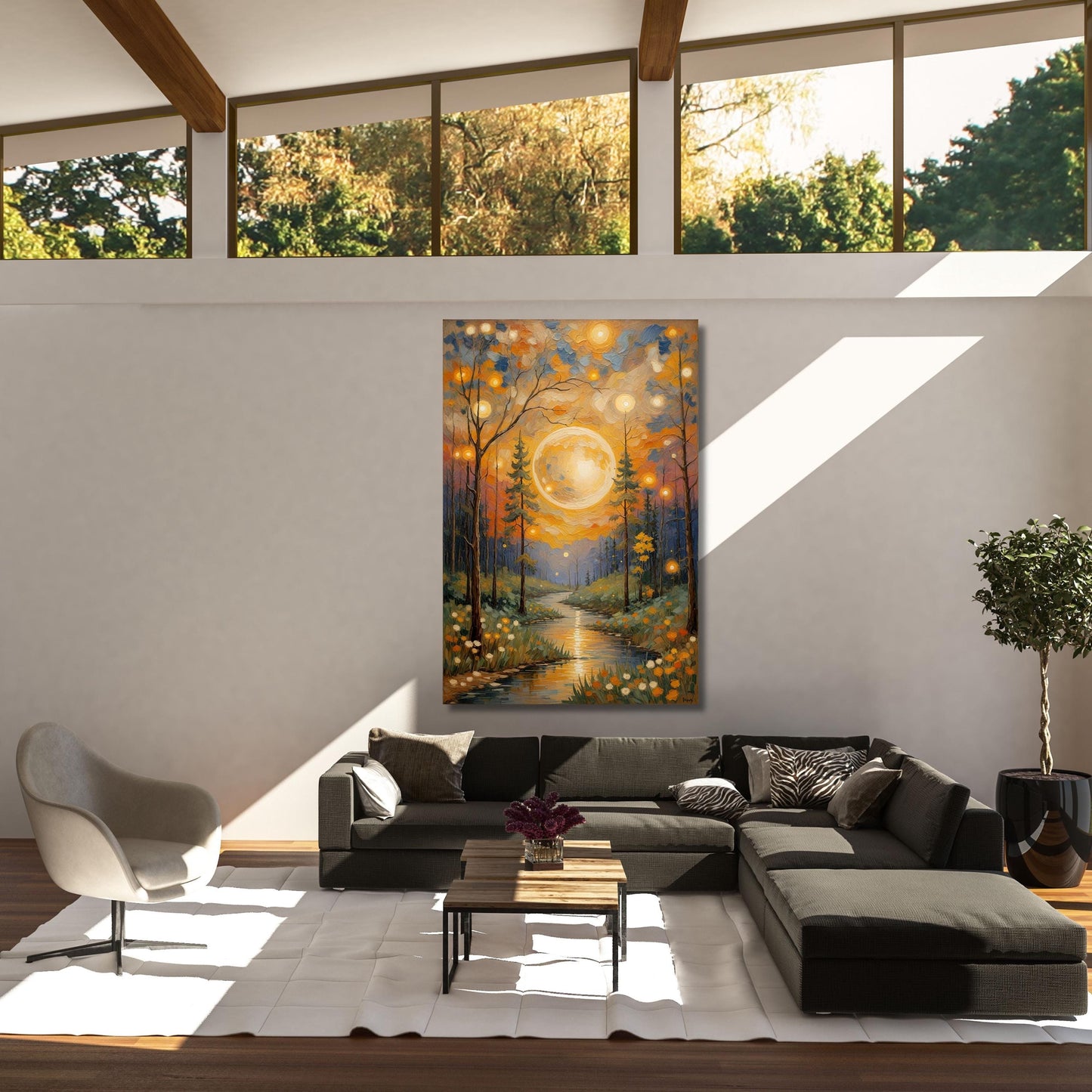 Gustav Klimt Canvas Wall Art Klimt Print, Klimt Canvas Poster, Gustav Klimt Poster, Klimt Exhibition Painting, Flower Garden Flower Market