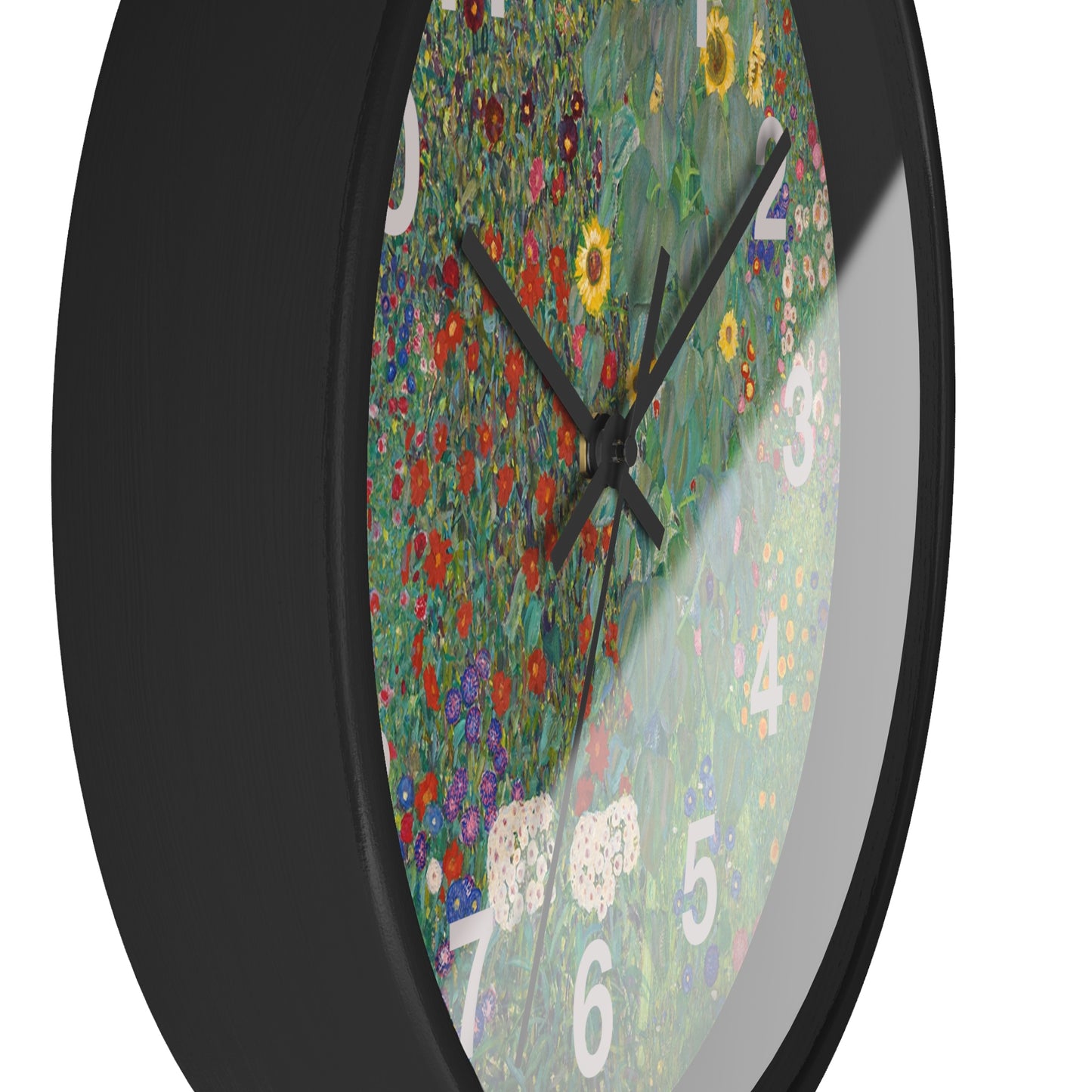 Floral Meadow Wall Clock | Wildflower Garden Numbers