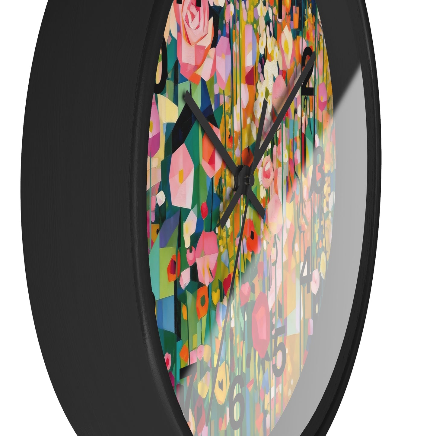 Wildflower Meadow Wall Clock | Floral Garden Clock, Vintage Botanical Art