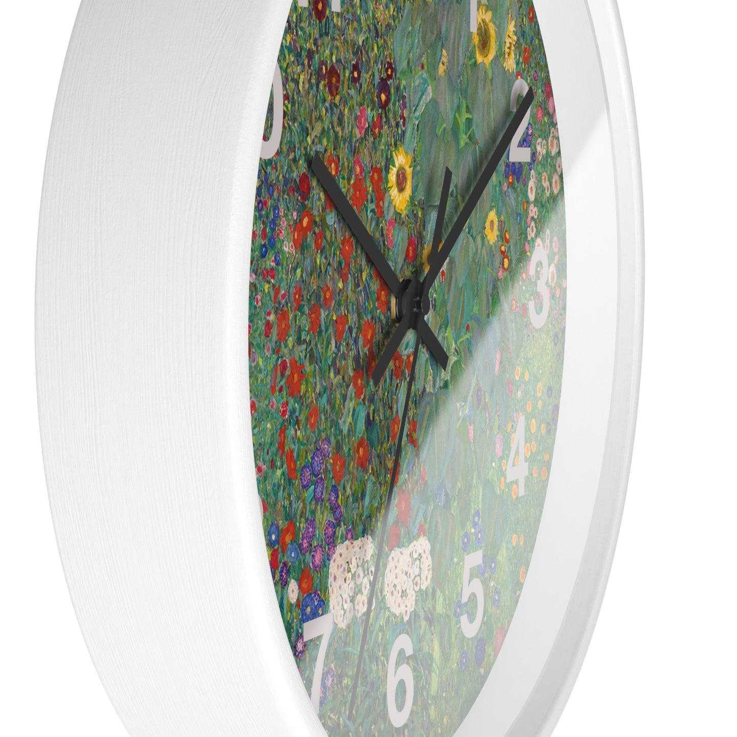 Floral Meadow Wall Clock | Wildflower Garden Numbers