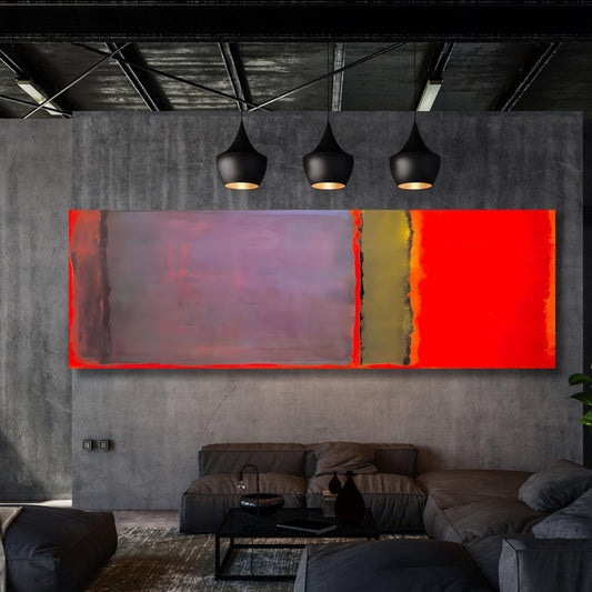 Panoramic Mark Rothko Canvas Art Famous Art,Canvas Large Wall Art,Vintage Art,Rothko Art,Gift Rothko  Wall Art Prints, Rothko Exhibition art