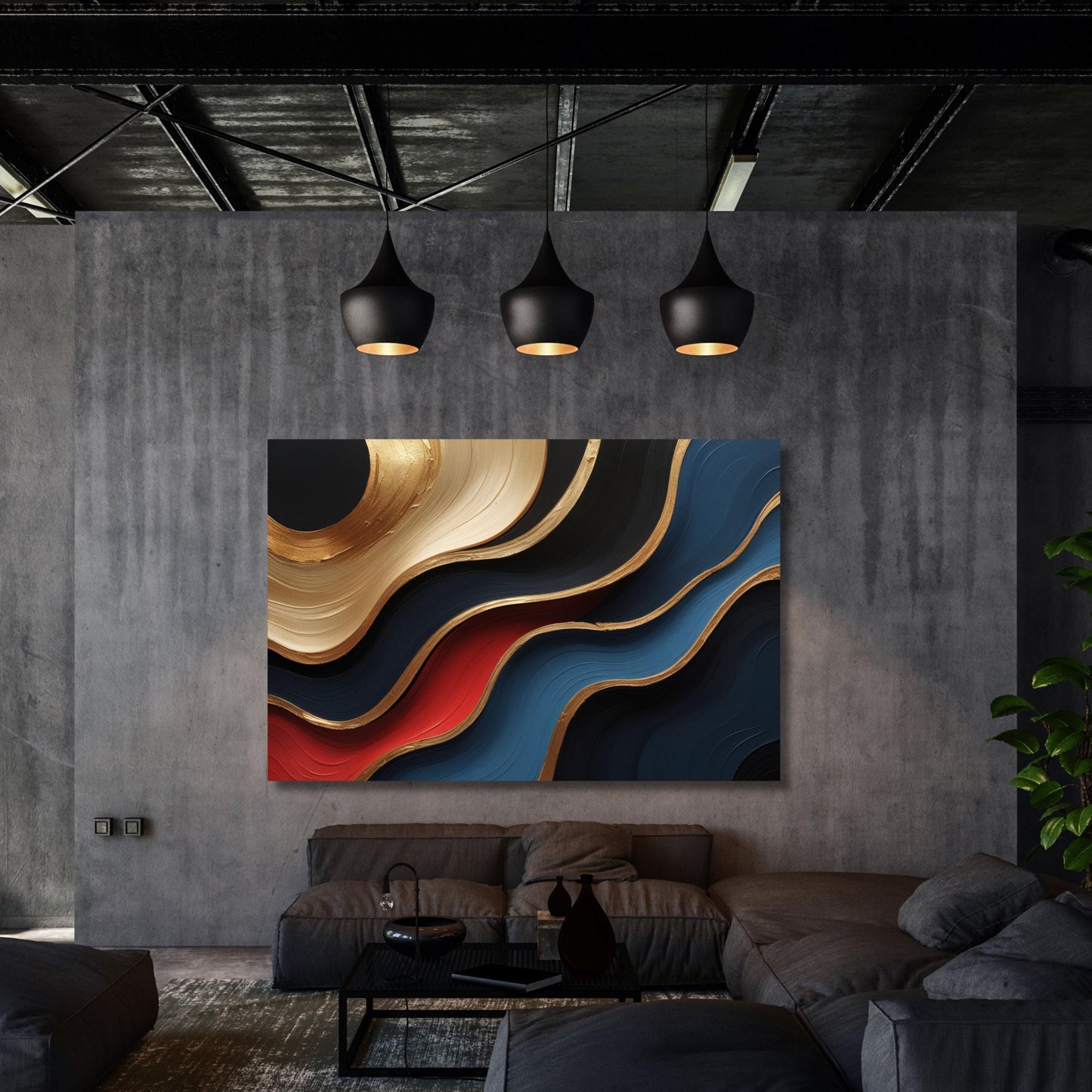 Abstract Canvas wall art, Luxury Art, Abstract Decor, Oversize Canvas, Contemporary Art Marble Canvas Black Gold Marble Decor Wall art gift