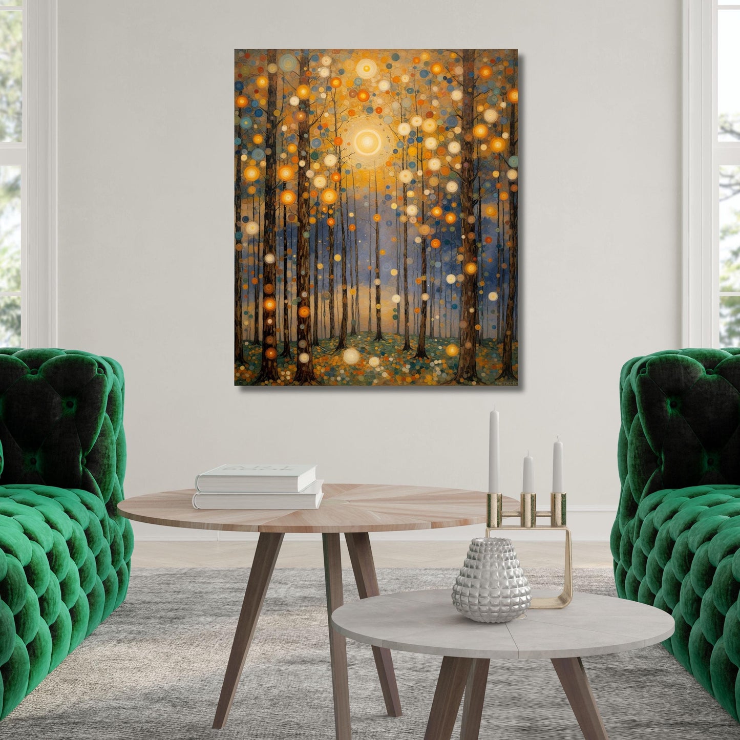Gustav Klimt Canvas Wall Art Klimt Print, Klimt Canvas Poster, Gustav Klimt Poster, Klimt Exhibition Painting, Flower Garden Flower Market