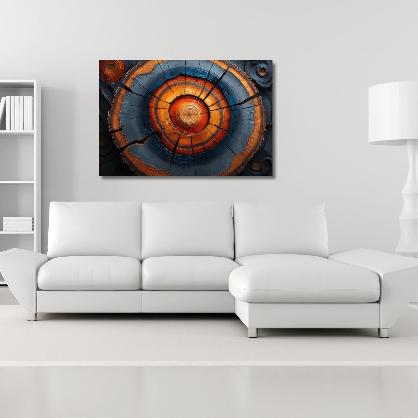 Tree Rings Canvas Wall Art Elegant Natural Wall Art Great Design Solution for Echo Tree Ring Print stump,Tree ring Wood Canvas art Texture