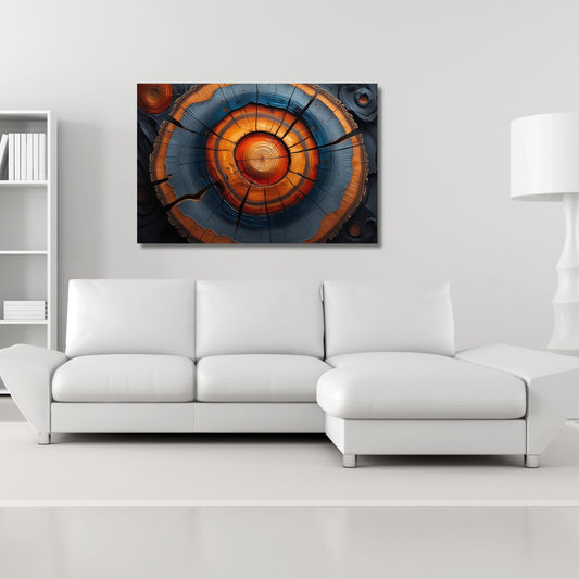 Tree Rings Canvas Wall Art Elegant Natural Wall Art Great Design Solution for Echo Tree Ring Print stump,Tree ring Wood Canvas art Texture