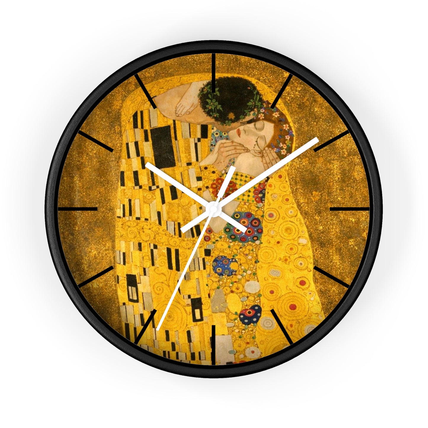 The Kiss Gustav Klimt Wall Clock | Art Deco Decorative Clock
