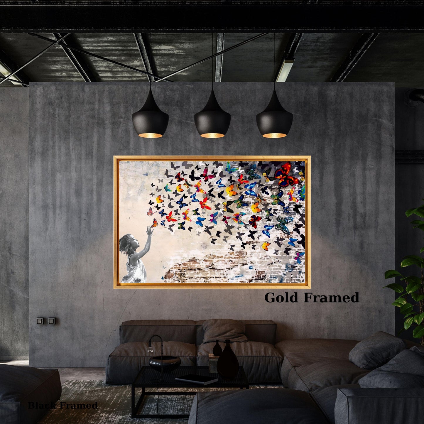 Banksy butterfly girl Canvas Art Graffiti Street Graffiti Art American Street Art,Banksy Graffiti Wall art wall hangings antique decor art