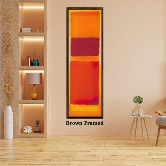 Long Narrow Canvas Wall Art Vertical Mark Rothko Canvas Art Famous Art,Canvas Large Wall Art,Vintage Art,Rothko Prints,Rothko Exhibition art