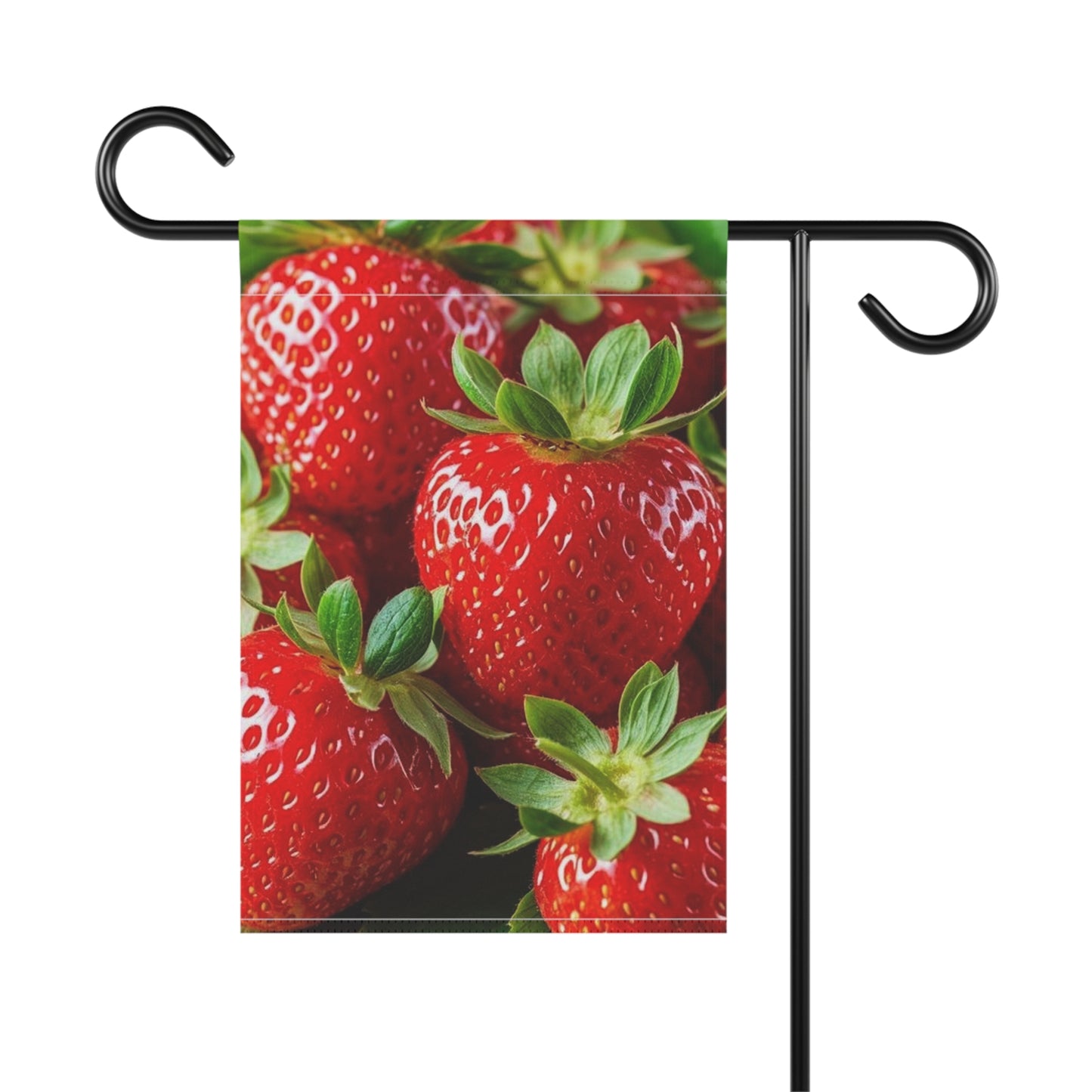 Strawberry Garden Flag - Vibrant Fruit Decorative House & Garden Banner