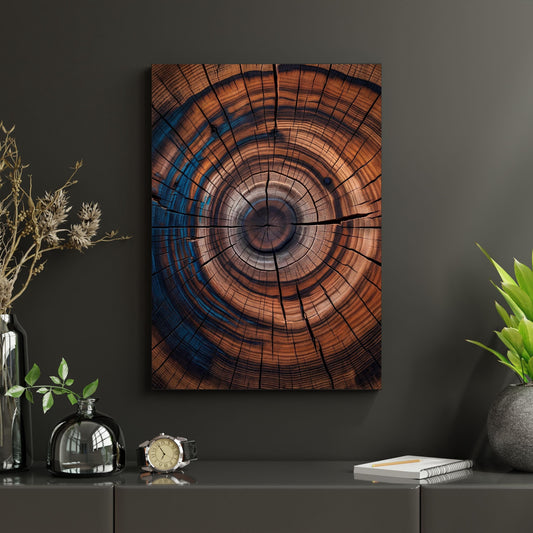 Tree Rings Canvas Wall Art Elegant Natural Wall Art Great Design Solution for Echo Tree Ring Print stump,Tree ring Wood Canvas art Texture