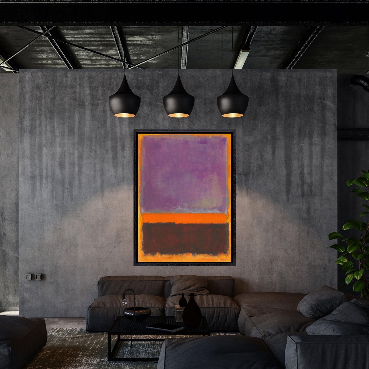Rothko Canvas Wall Art Rothko Poster ,Museum Quality Abstract Mark Rothko Poster,Rothko Wall Art, Modern Exhibition Art ,Gift Wall Art decor
