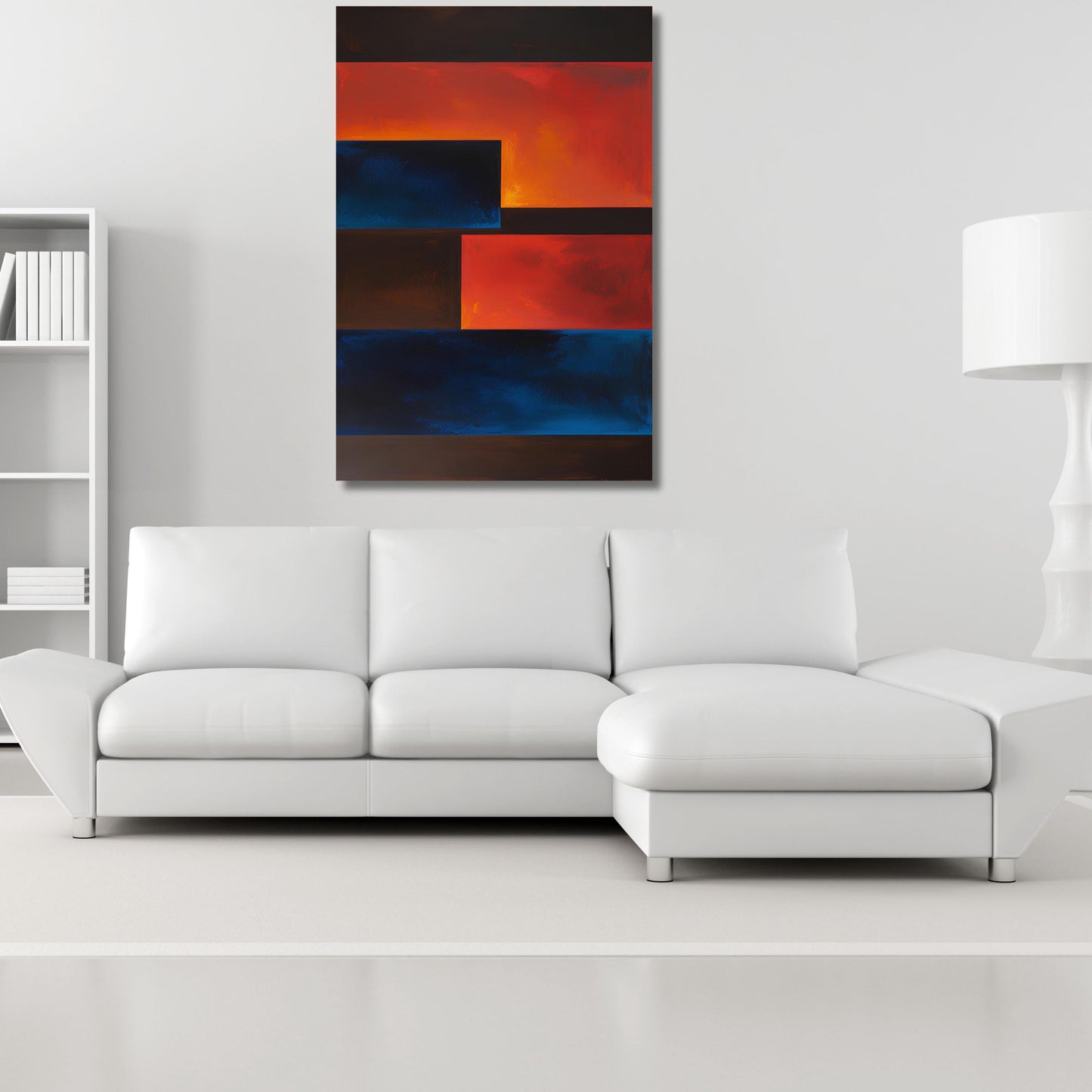 Rothko Style Abstract Canvas Art Print: Modern Wall Decor