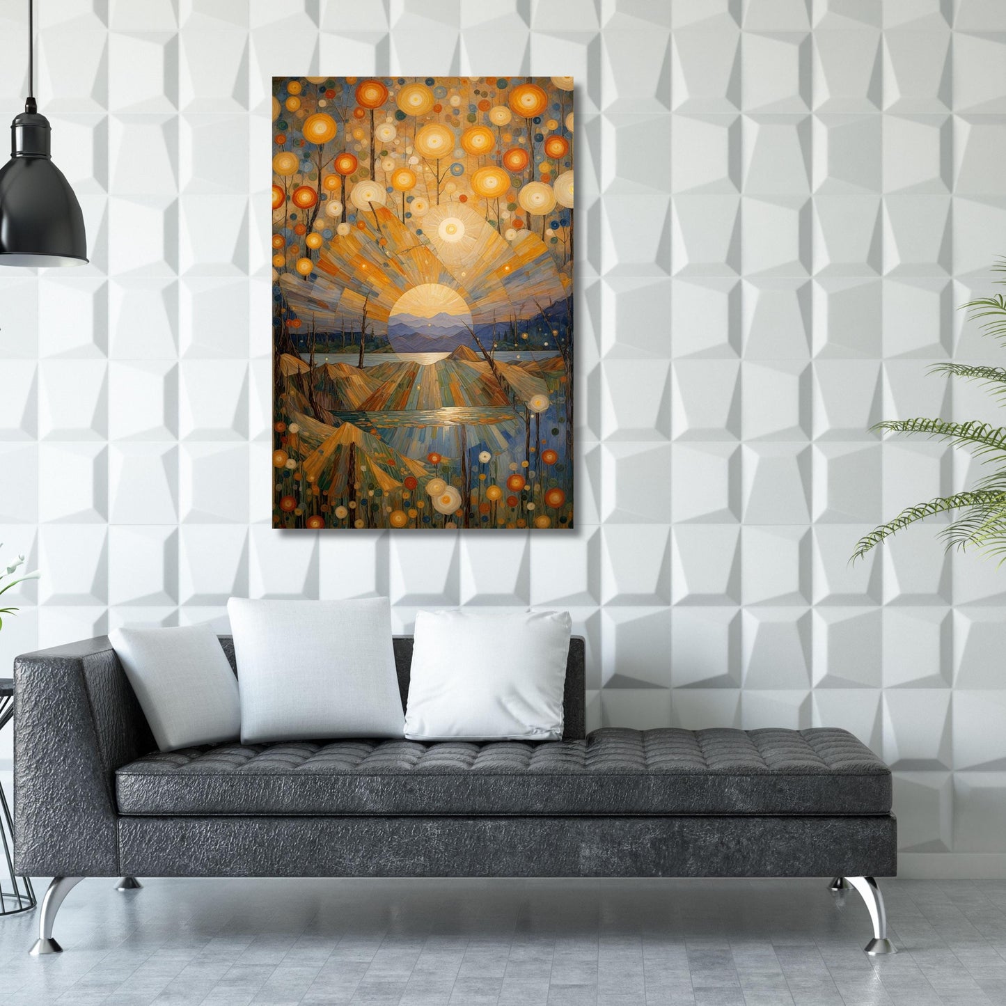 Gustav Klimt Canvas Wall Art Klimt Print, Klimt Canvas Poster, Gustav Klimt Poster, Klimt Exhibition Painting, Flower Garden Flower Market