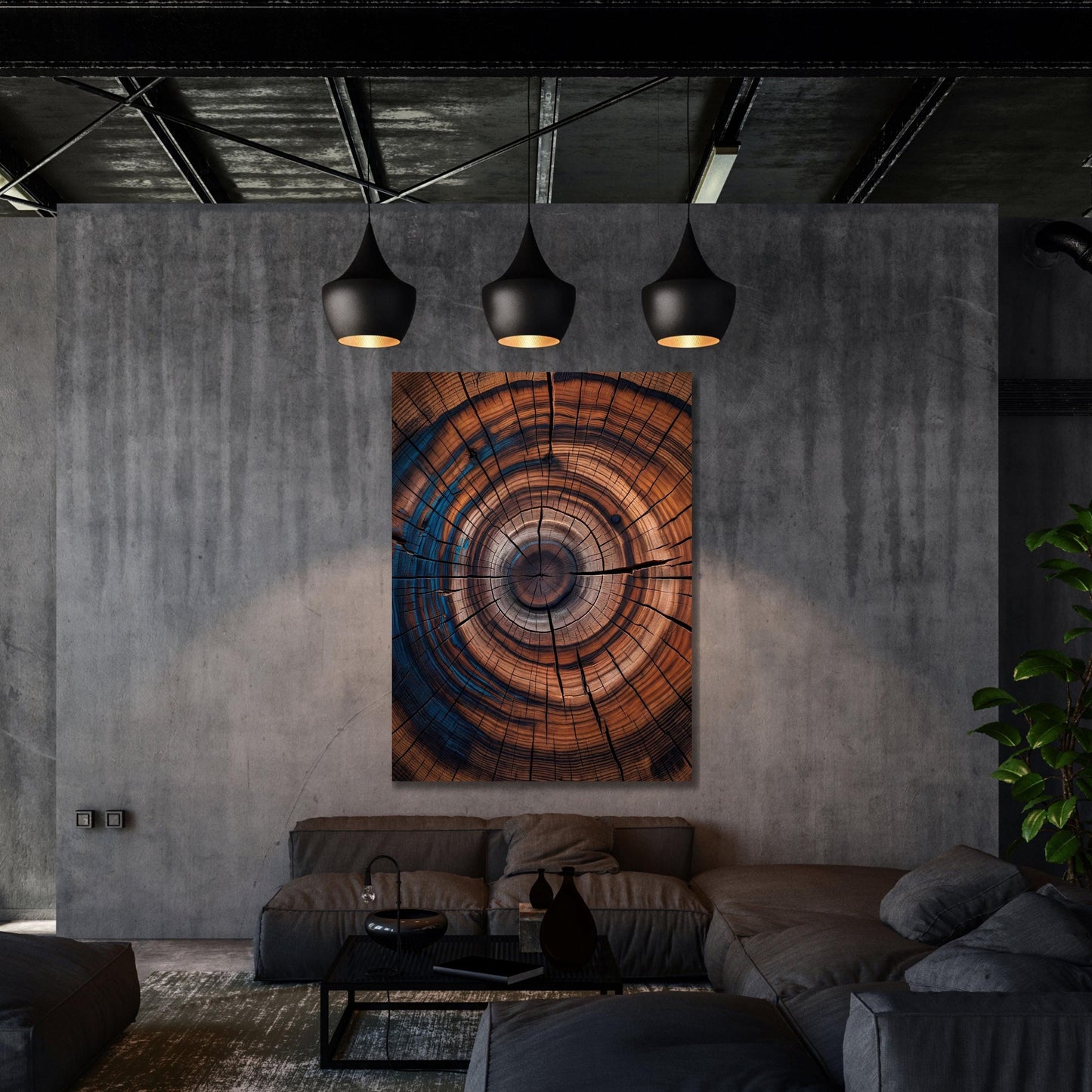 Tree Rings Canvas Wall Art Elegant Natural Wall Art Great Design Solution for Echo Tree Ring Print stump,Tree ring Wood Canvas art Texture