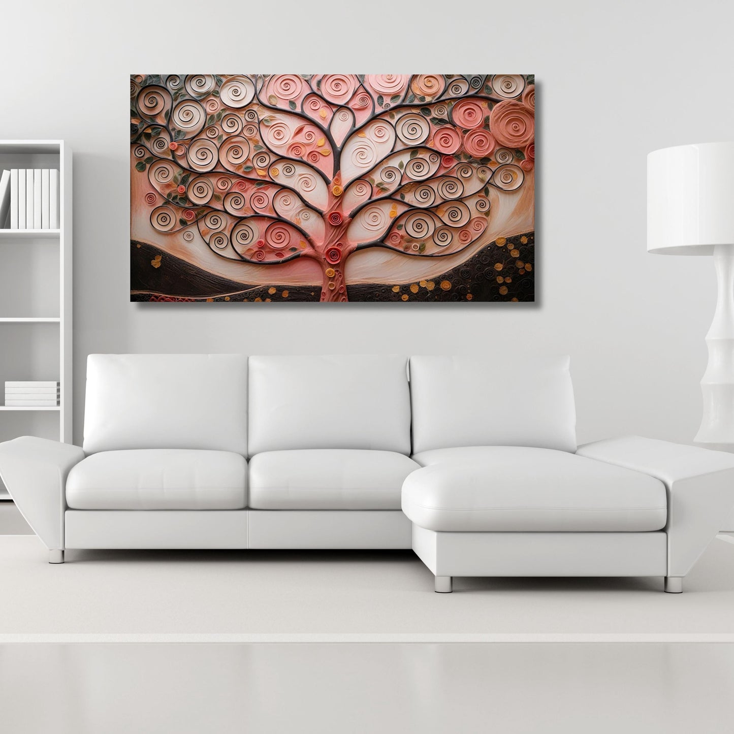 Gustav Klimt Tree of Life Canvas Art: Extra Large Ready to Hang