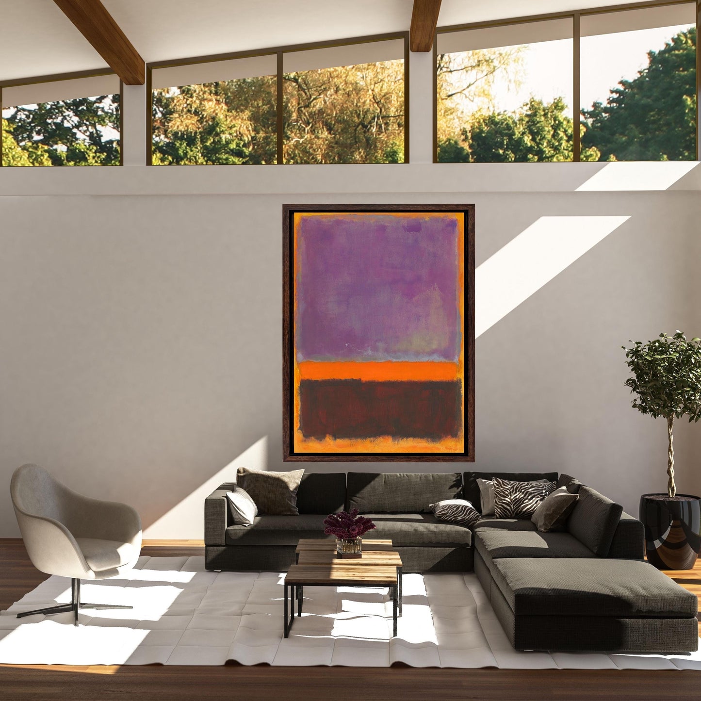 Rothko Canvas Wall Art Rothko Poster ,Museum Quality Abstract Mark Rothko Poster,Rothko Wall Art, Modern Exhibition Art ,Gift Wall Art decor