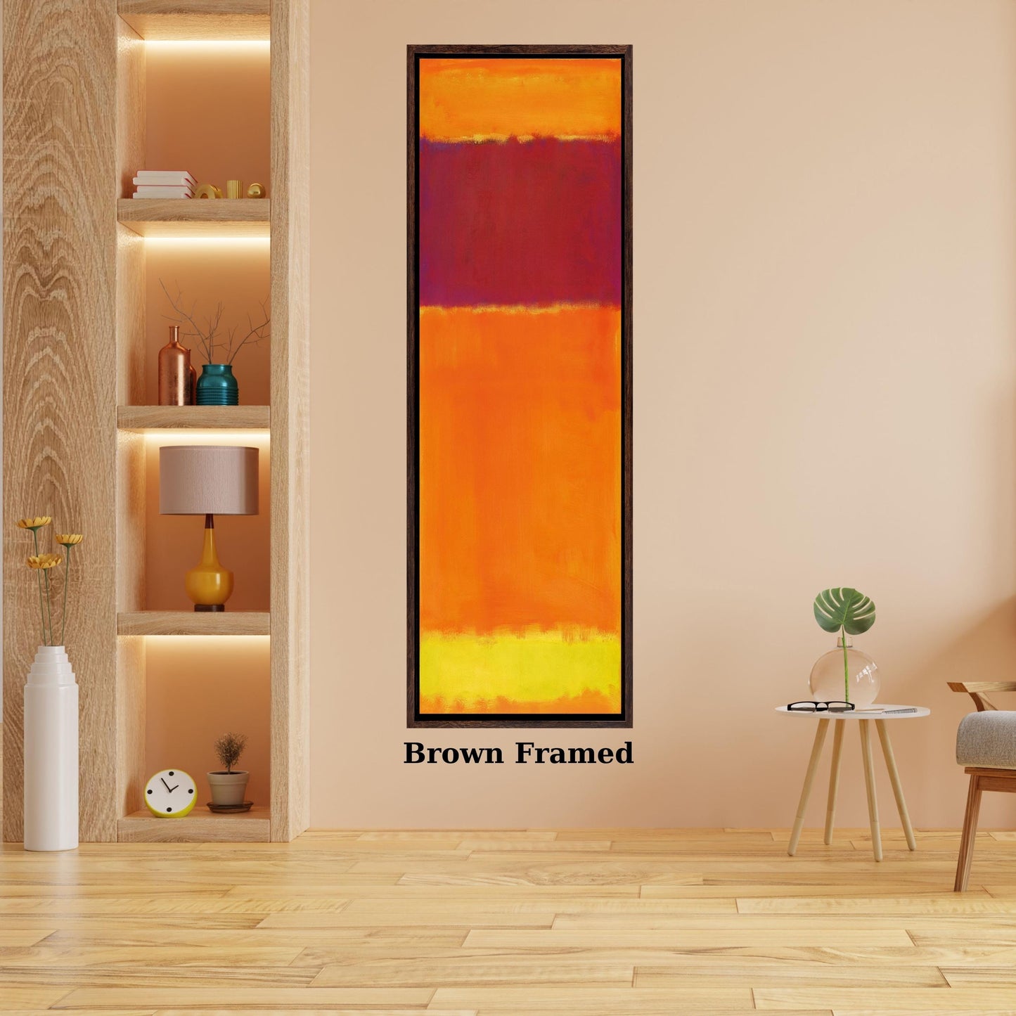 Long Narrow Canvas Wall Art Vertical Mark Rothko Canvas Art Famous Art,Canvas Large Wall Art,Vintage Art,Rothko Prints,Rothko Exhibition art