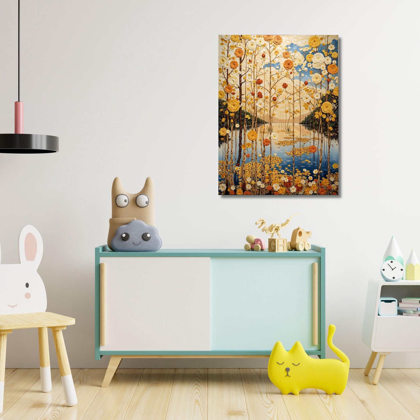 Gustav Klimt Canvas Wall Art Klimt Print, Klimt Canvas Poster, Gustav Klimt Poster, Klimt Exhibition Painting, Flower Garden Flower Market