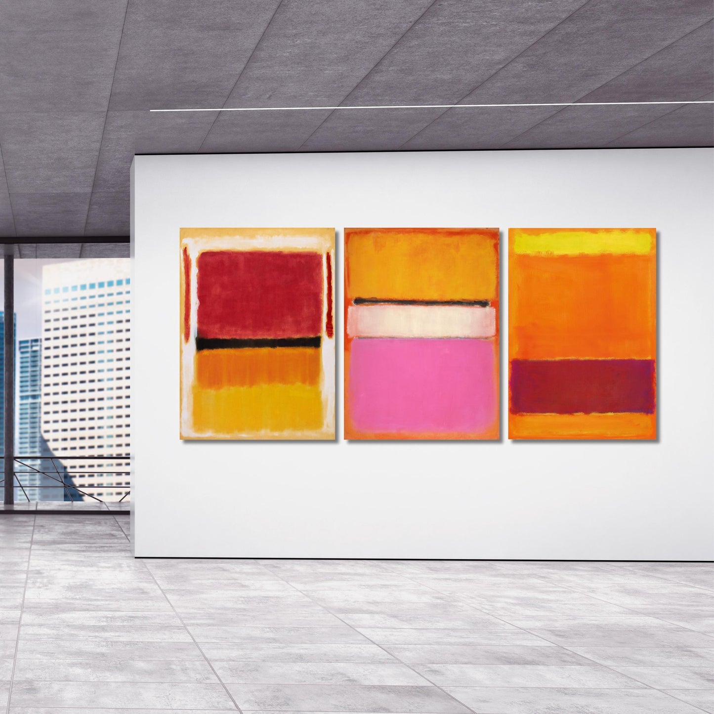Set of 3 Mark Rothko Canvas Print Abstract Art,Minimalism Painting,Rothko Canvas,Rothko Poster,Rothko Poster Print,Painting,Rothko Expensive