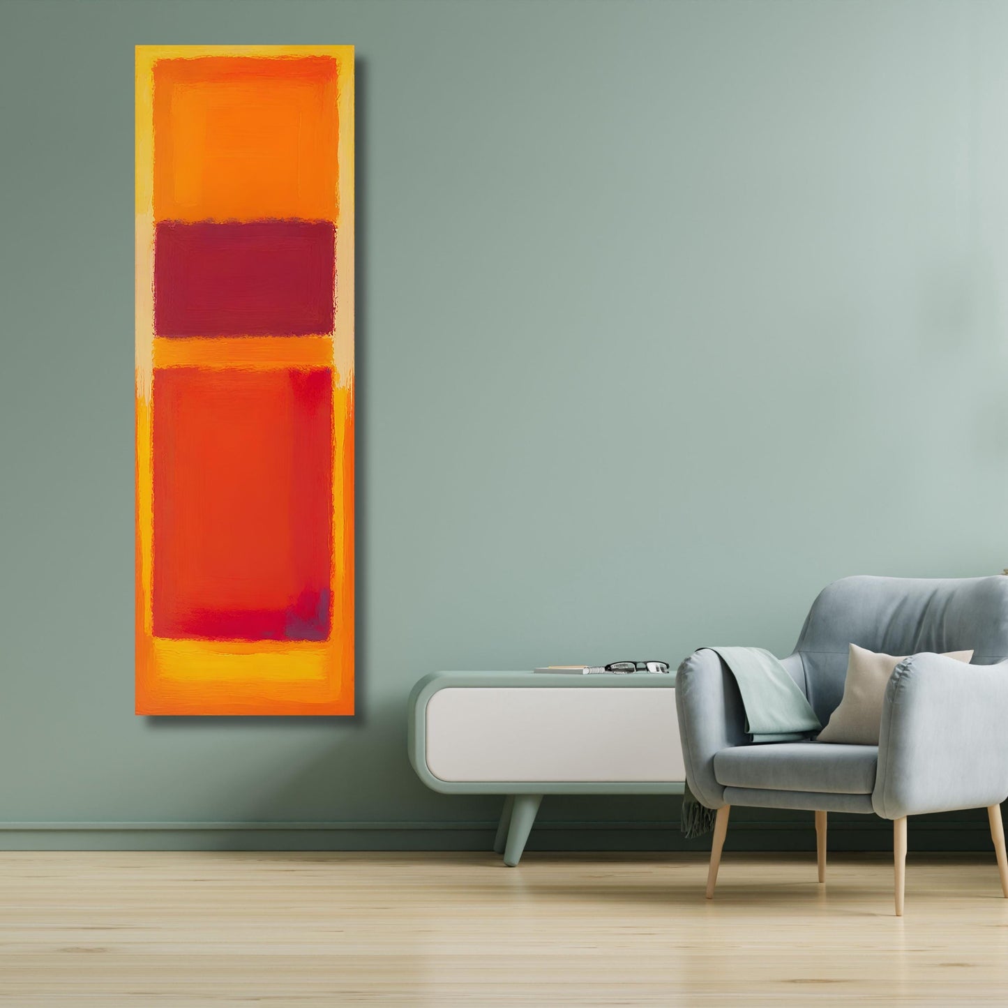 Long Narrow Canvas Wall Art Vertical Mark Rothko Canvas Art Famous Art,Canvas Large Wall Art,Vintage Art,Rothko Prints,Rothko Exhibition art