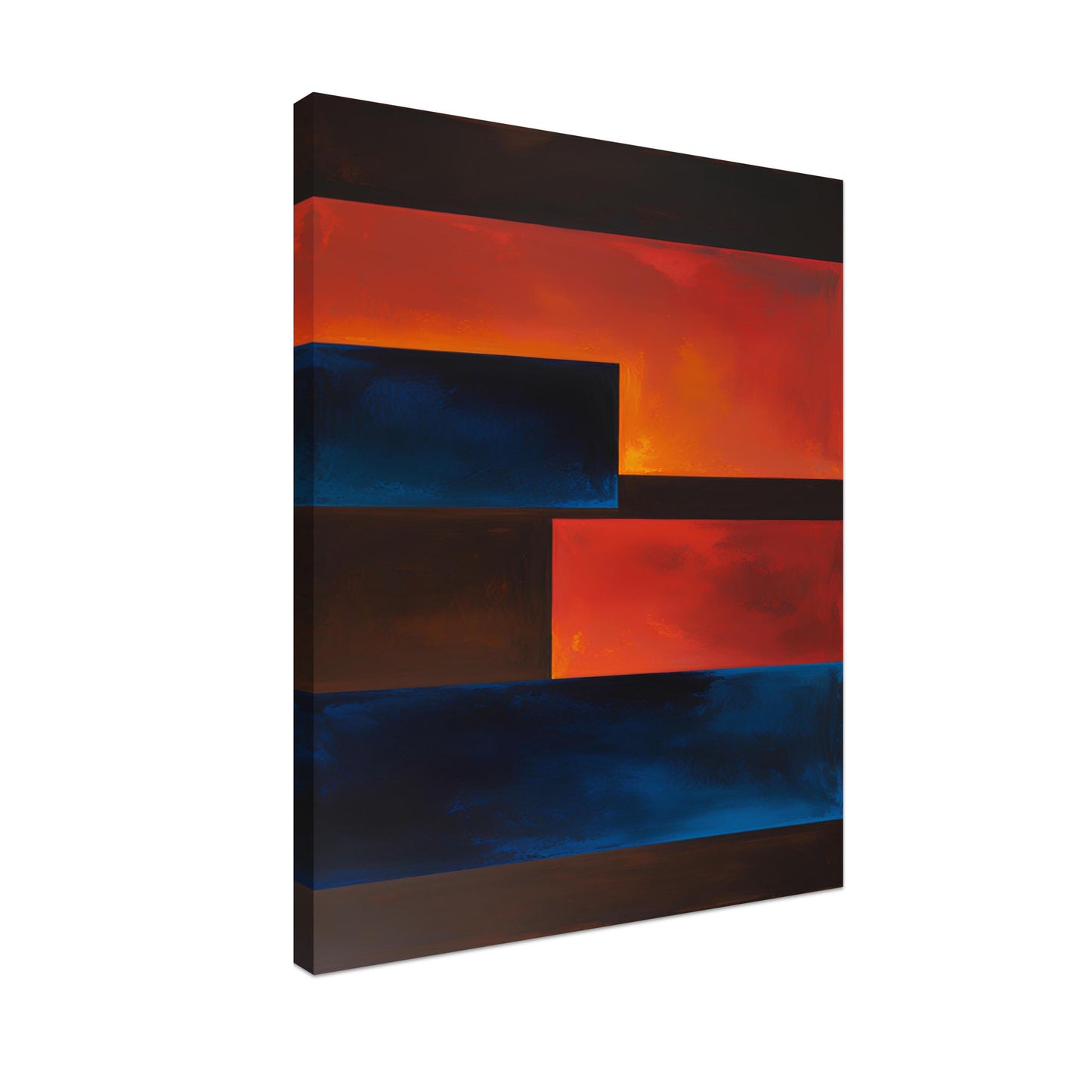Rothko Style Abstract Canvas Art Print: Modern Wall Decor