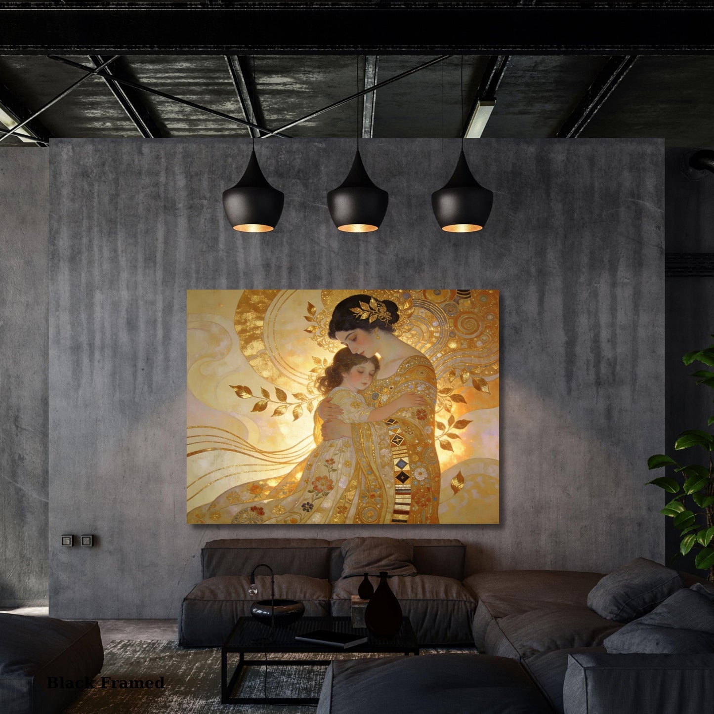 Gustav Klimt Mother and Child Style Canvas Klimt Wall Art Gustav Klimt Poster Modern Decor Art Gift Home Wall Decor Paint Tree Of Life Print