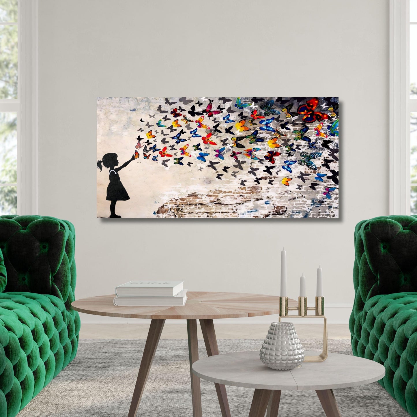 Banksy butterfly girl Canvas Art Graffiti Street Graffiti Art American Street Art,Banksy Graffiti Wall art wall hangings antique decor art