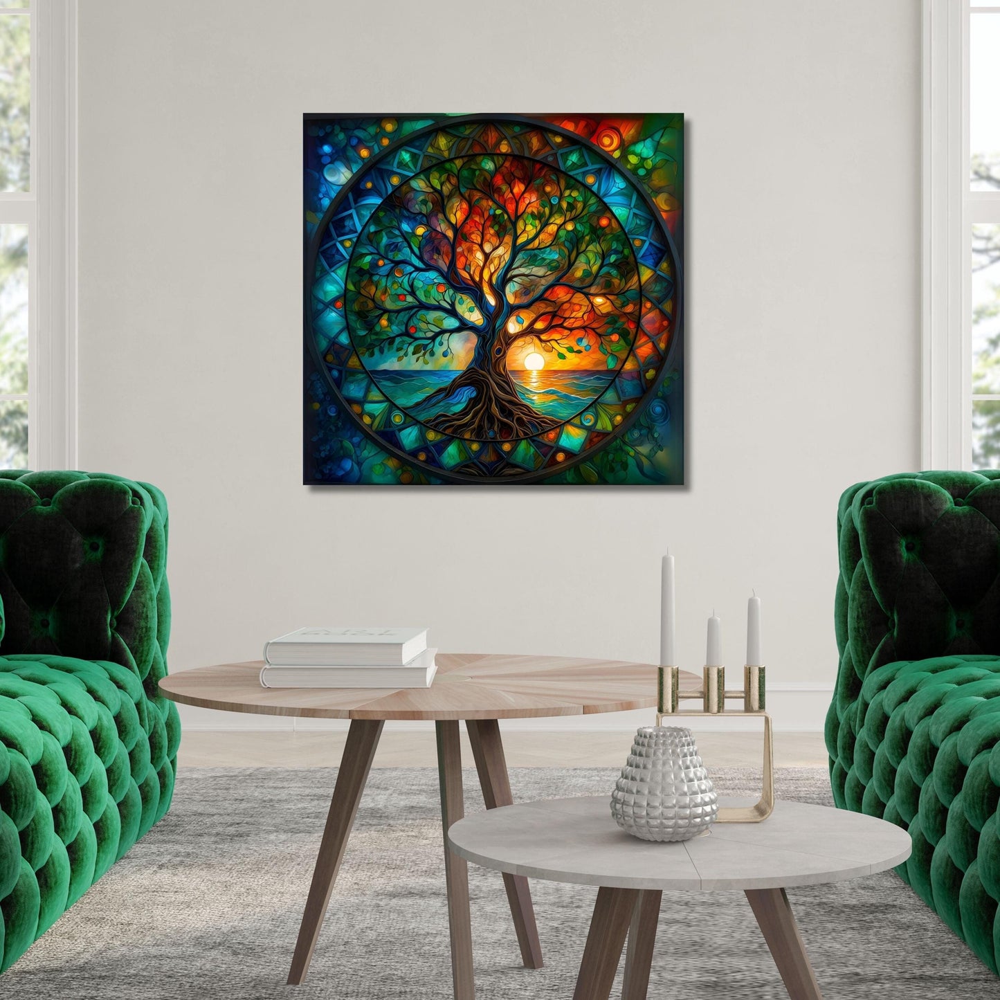 Tree of Life Gustav Klimt Canvas Print: Symbolic Celtic Wall Decor