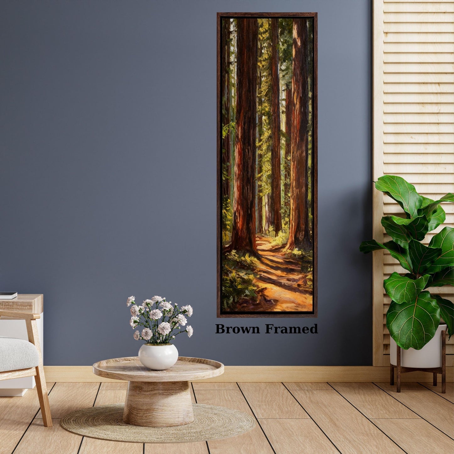 Panoramic Tree Rings Canvas Wall Art Elegant Natural Wall Art Great Design Solution for Echo Tree Ring Print of stump, Tree ring Canvas art