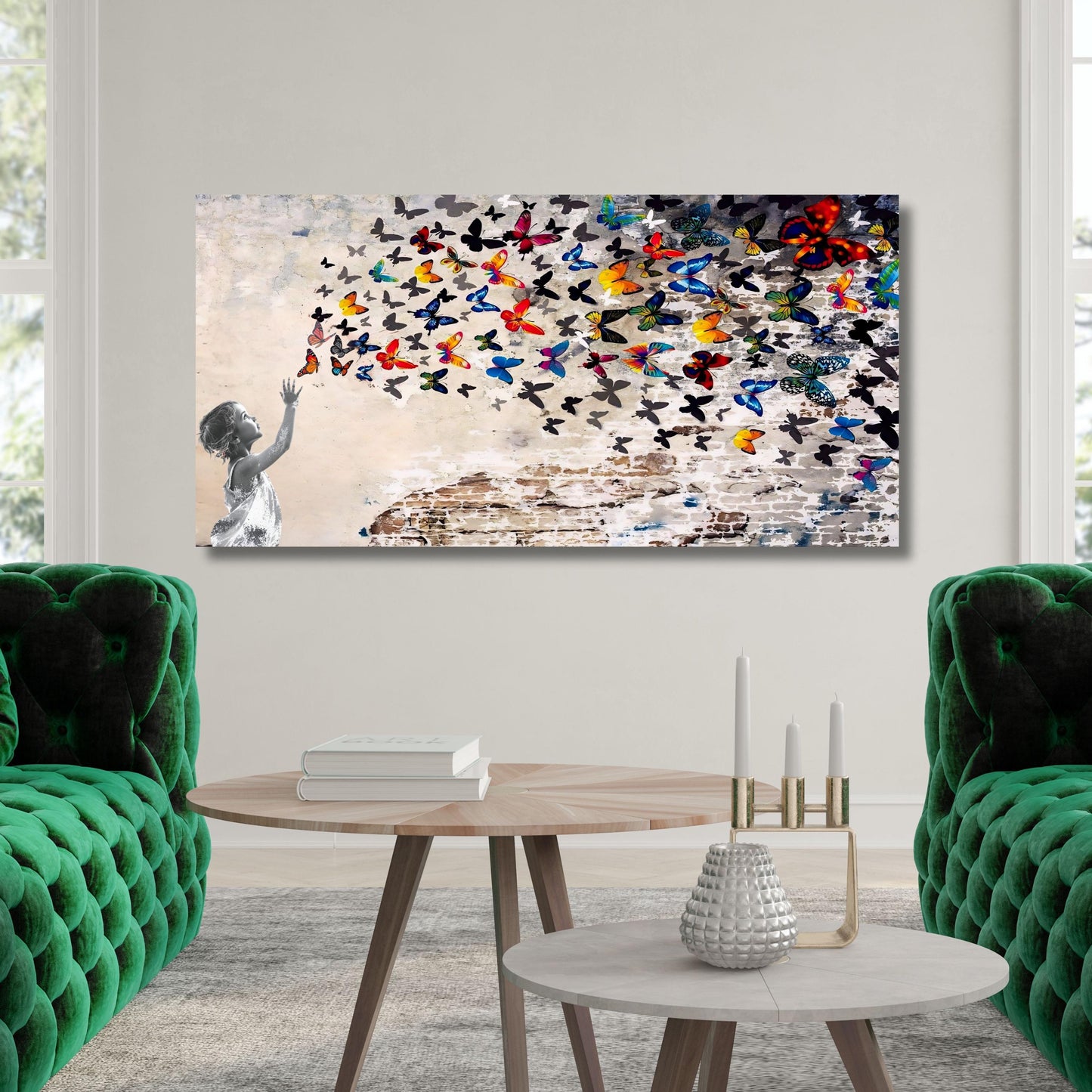 Banksy butterfly girl Canvas Art Graffiti Street Graffiti Art American Street Art,Banksy Graffiti Wall art wall hangings antique decor art