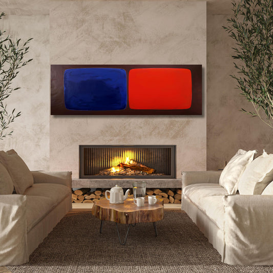 Panoramic Mark Rothko Canvas Print: Vintage Abstract Art