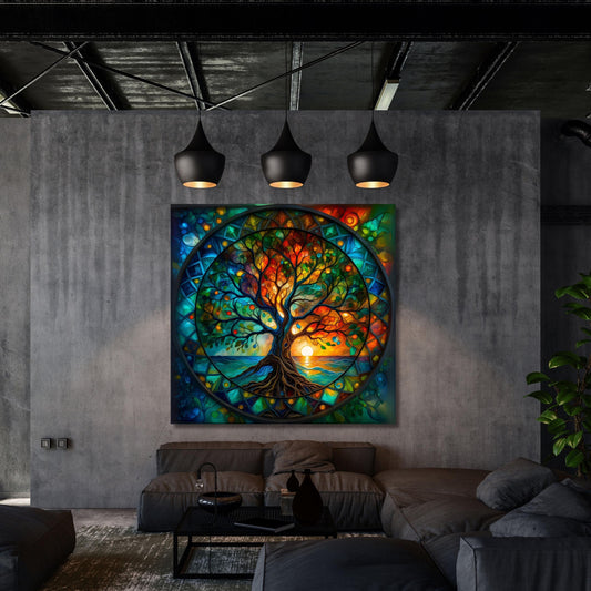 Tree of Life Gustav Klimt Canvas Print: Symbolic Celtic Wall Decor